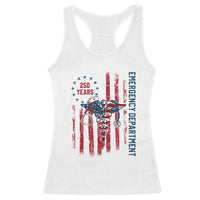 Patriotic ED Nurse Gift Racerback Tank Top 250 Years Of Emergency Department