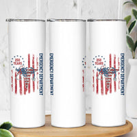 Patriotic ED Nurse Gift Skinny Tumbler 250 Years Of Emergency Department