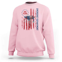 Patriotic ED Nurse Gift Sweatshirt 250 Years Of Emergency Department