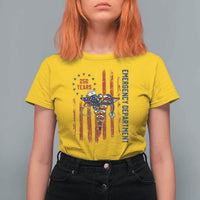 Patriotic ED Nurse Gift T Shirt For Women 250 Years Of Emergency Department