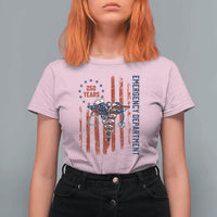 Patriotic ED Nurse Gift T Shirt For Women 250 Years Of Emergency Department
