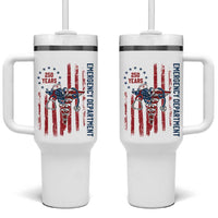 Patriotic ED Nurse Gift Tumbler With Handle 250 Years Of Emergency Department
