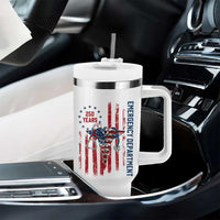 Patriotic ED Nurse Gift Tumbler With Handle 250 Years Of Emergency Department