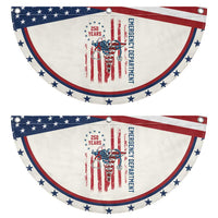 ED Nurse Gift Patriotic Fan Flag 250 Years Of Emergency Department