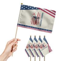 ED Nurse Gift Patriotic Handheld Flag 250 Years Of Emergency Department