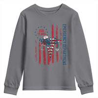 Patriotic ED Nurse Gift Youth Sweatshirt 250 Years Of Emergency Department