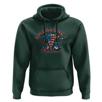Patriotic Emergency Department Hoodie USA 250th Anniversary Medical Gift