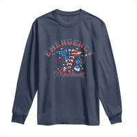 Patriotic Emergency Department Long Sleeve Shirt USA 250th Anniversary Medical Gift