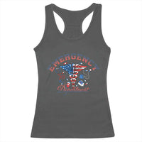 Patriotic Emergency Department Racerback Tank Top USA 250th Anniversary Medical Gift