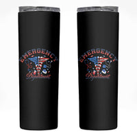 Patriotic Emergency Department Skinny Tumbler USA 250th Anniversary Medical Gift