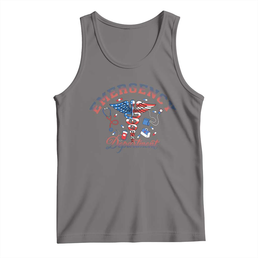 Patriotic Emergency Department Tank Top USA 250th Anniversary Medical Gift