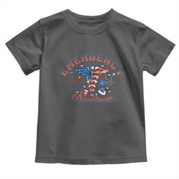 Patriotic Emergency Department Toddler T Shirt USA 250th Anniversary Medical Gift
