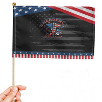 Emergency Department Patriotic Handheld Flag USA 250th Anniversary Medical Gift