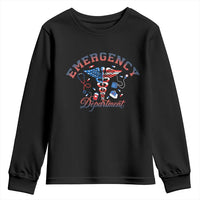 Patriotic Emergency Department Youth Sweatshirt USA 250th Anniversary Medical Gift
