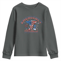 Patriotic Emergency Department Youth Sweatshirt USA 250th Anniversary Medical Gift