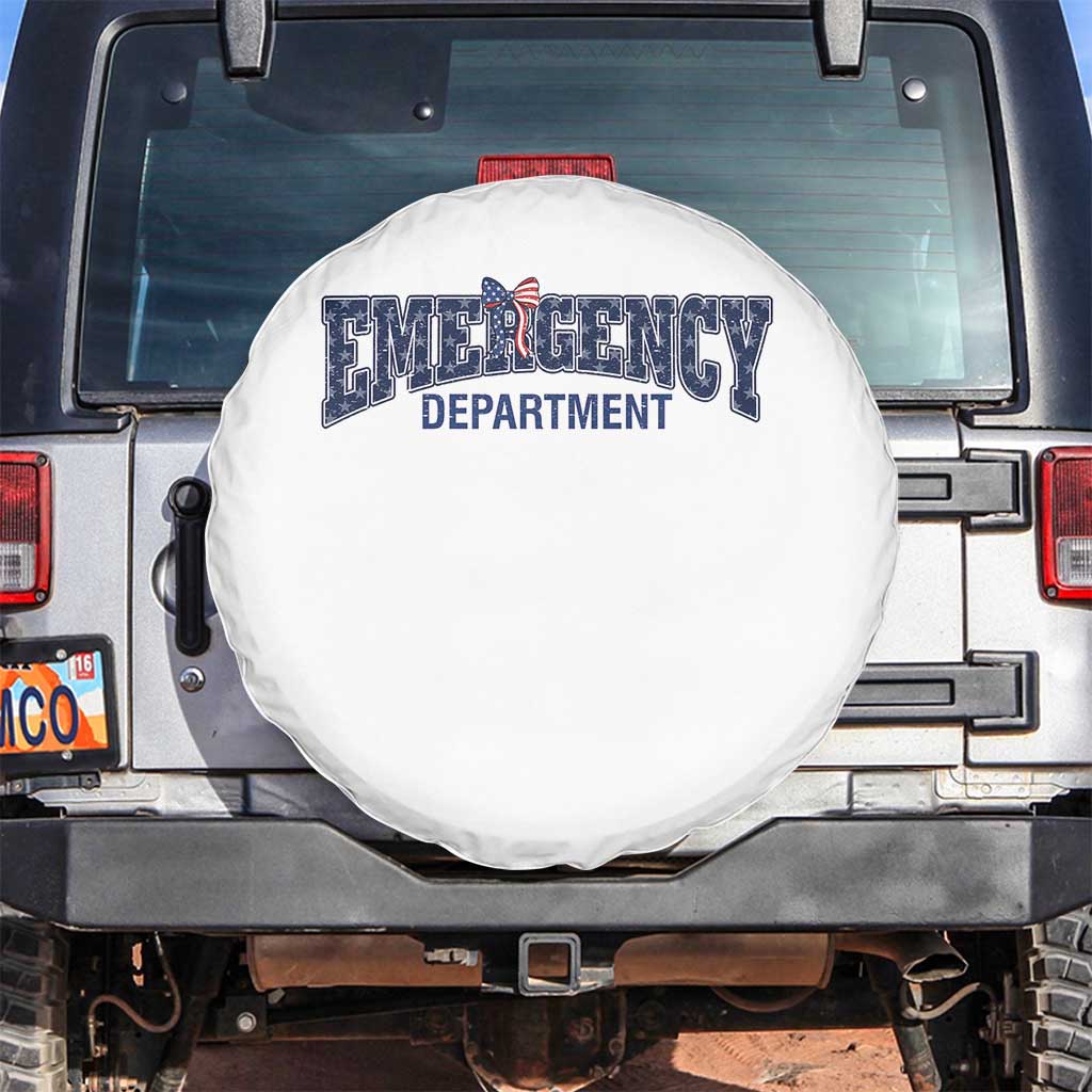 Patriotic ER Nurse Gift Spare Tire Cover America 250th Anniversary