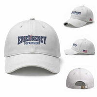 Patriotic ER Nurse Gift Baseball Cap America 250th Anniversary