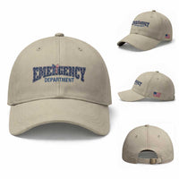 Patriotic ER Nurse Gift Baseball Cap America 250th Anniversary