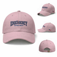 Patriotic ER Nurse Gift Baseball Cap America 250th Anniversary