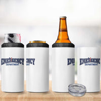 Patriotic ER Nurse Gift 4 in 1 Can Cooler Tumbler America 250th Anniversary
