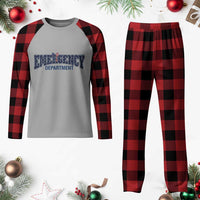 Patriotic ER Nurse Gift Plaid Pajama Set America 250th Anniversary
