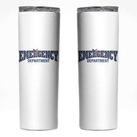 Patriotic ER Nurse Gift Skinny Tumbler America 250th Anniversary