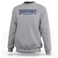 Patriotic ER Nurse Gift Sweatshirt America 250th Anniversary