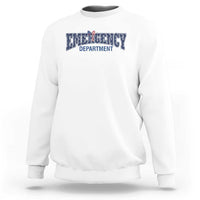 Patriotic ER Nurse Gift Sweatshirt America 250th Anniversary