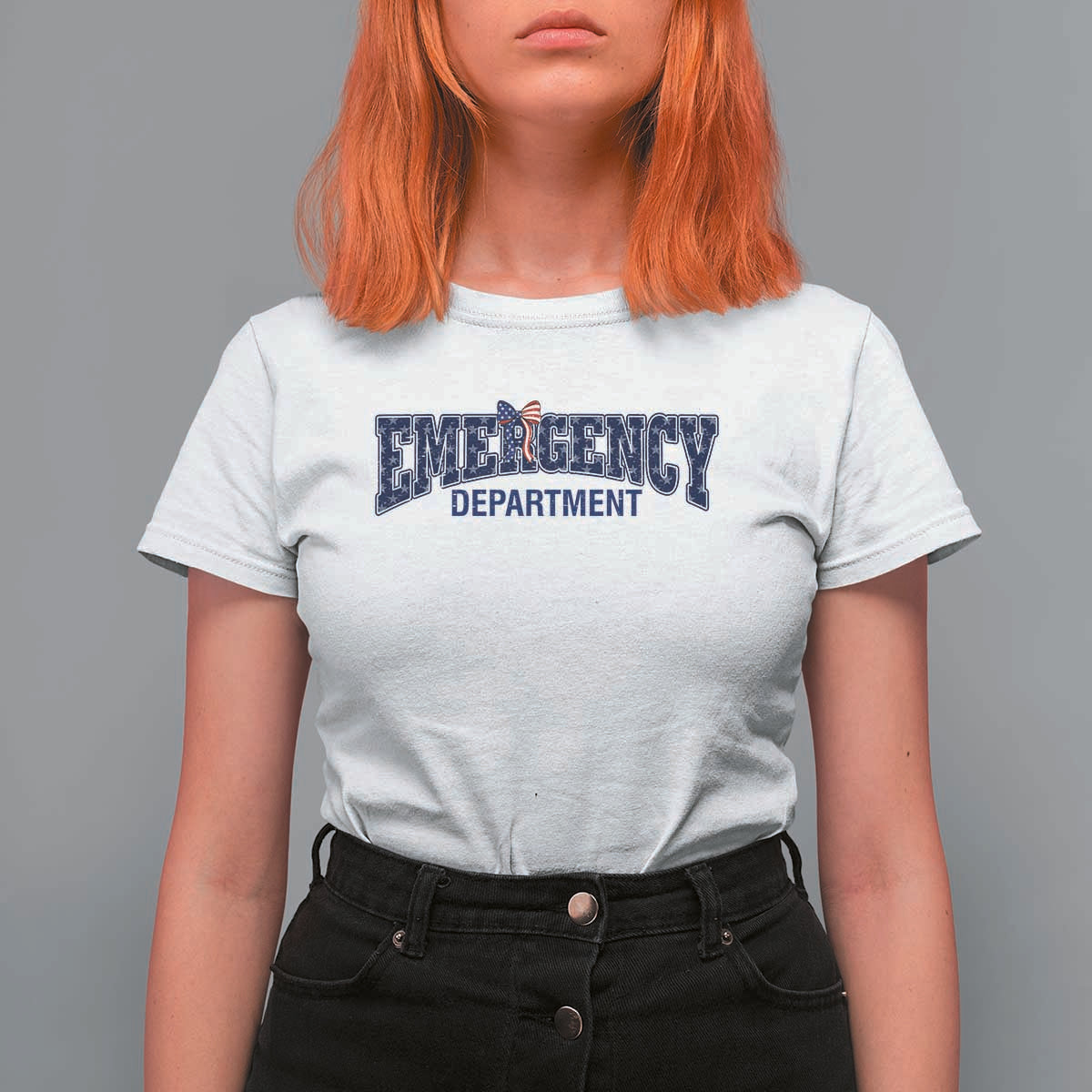 Patriotic ER Nurse Gift T Shirt For Women America 250th Anniversary