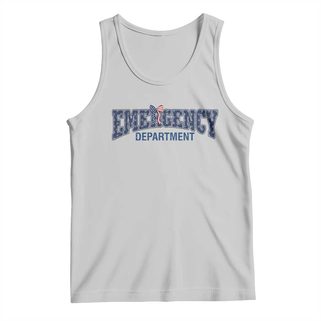 Patriotic ER Nurse Gift Tank Top America 250th Anniversary