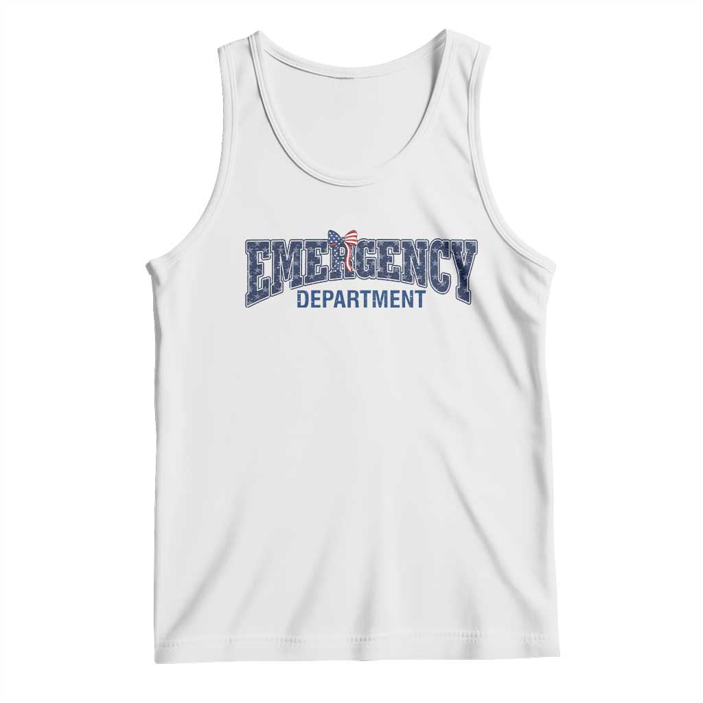 Patriotic ER Nurse Gift Tank Top America 250th Anniversary