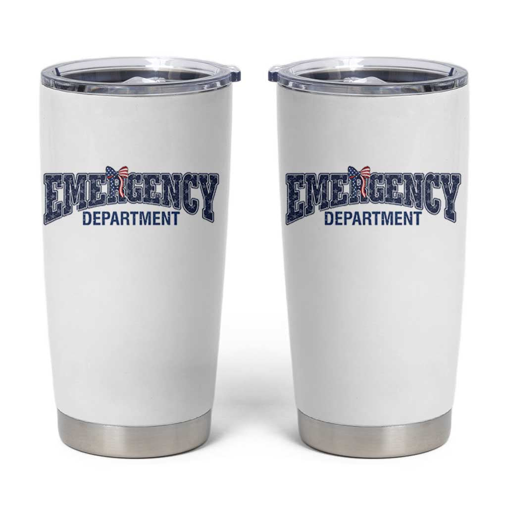 Patriotic ER Nurse Gift Tumbler Cup America 250th Anniversary