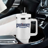 Patriotic ER Nurse Gift Tumbler With Handle America 250th Anniversary