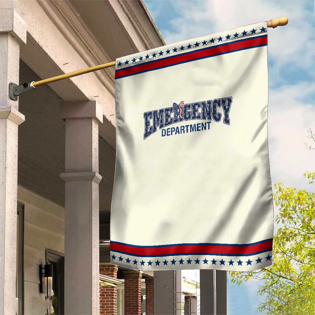 ER Nurse Gift Patriotic Garden Flag America 250th Anniversary