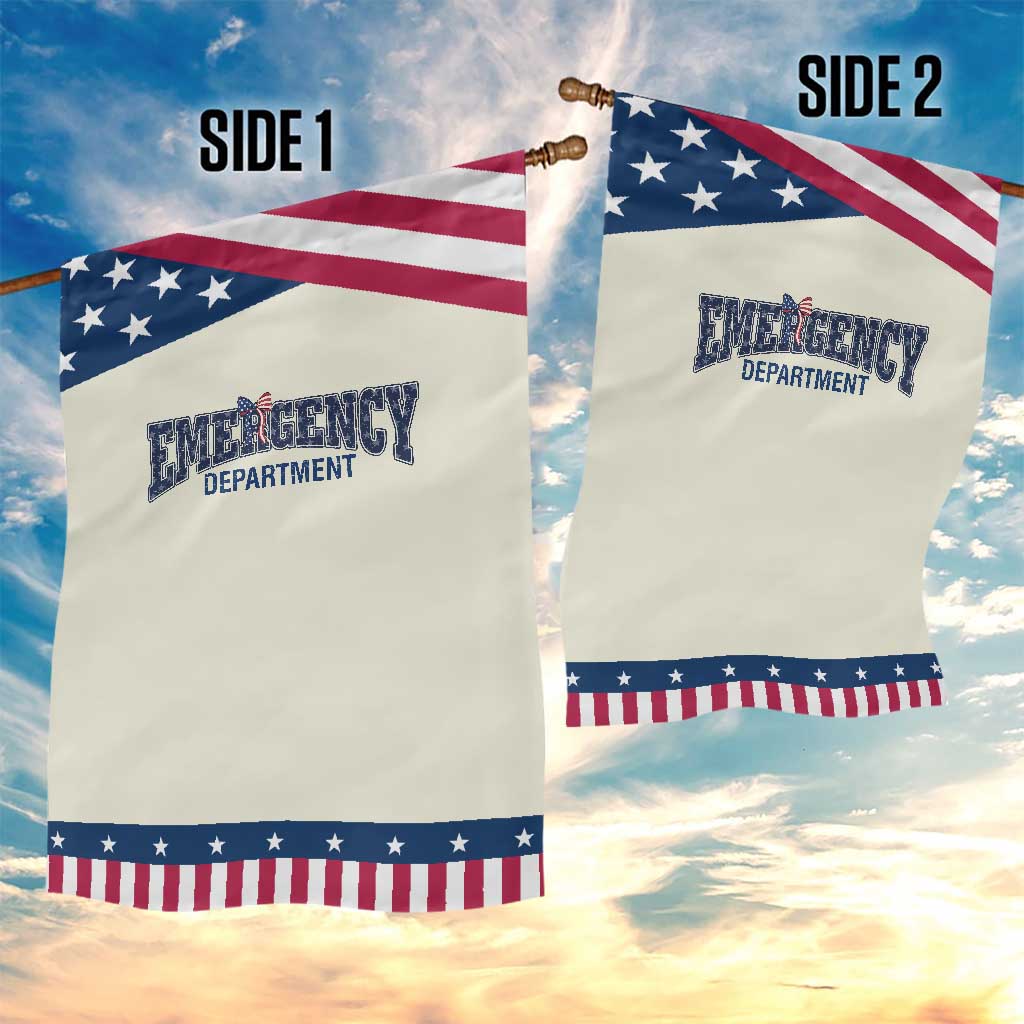 ER Nurse Gift Patriotic Garden Flag America 250th Anniversary