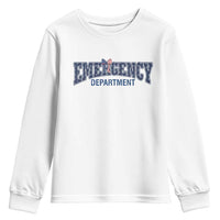 Patriotic ER Nurse Gift Youth Sweatshirt America 250th Anniversary