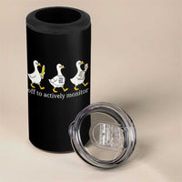 Funny Goose Teacher Testing Day 4 in 1 Can Cooler Tumbler Off to Actively Monitor