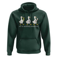 Funny Goose Teacher Testing Day Hoodie Off to Actively Monitor