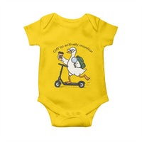Funny Silly Goose Proctor Baby Onesie Off to Actively Monitor Teacher Testing Day