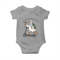 Funny Silly Goose Proctor Baby Onesie Off to Actively Monitor Teacher Testing Day