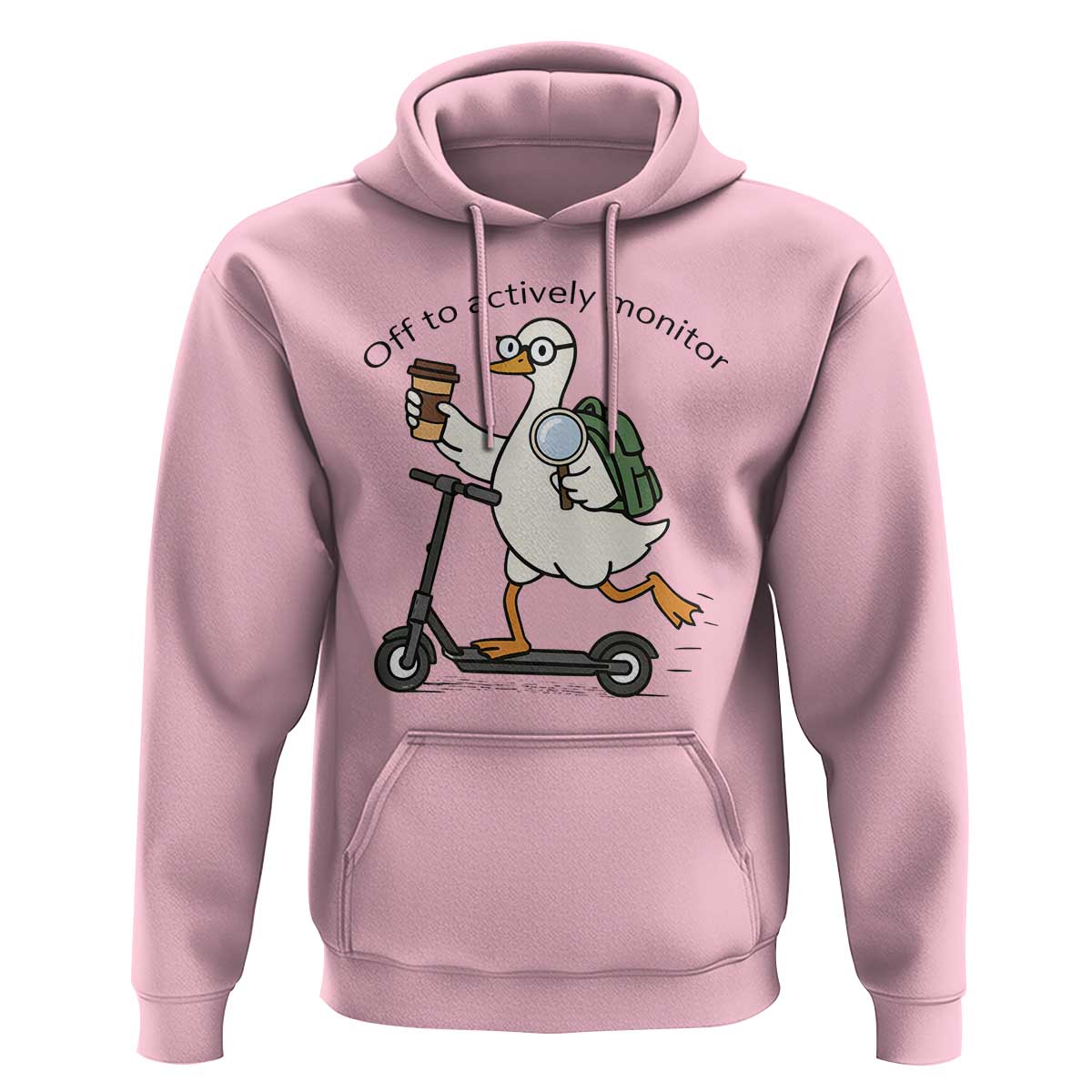 Funny Silly Goose Proctor Hoodie Off to Actively Monitor Teacher Testing Day