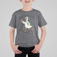 Funny Silly Goose Proctor T Shirt For Kid Off to Actively Monitor Teacher Testing Day