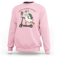 Funny Silly Goose Proctor Sweatshirt Off to Actively Monitor Teacher Testing Day