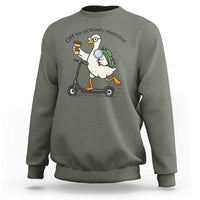 Funny Silly Goose Proctor Sweatshirt Off to Actively Monitor Teacher Testing Day