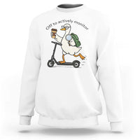 Funny Silly Goose Proctor Sweatshirt Off to Actively Monitor Teacher Testing Day
