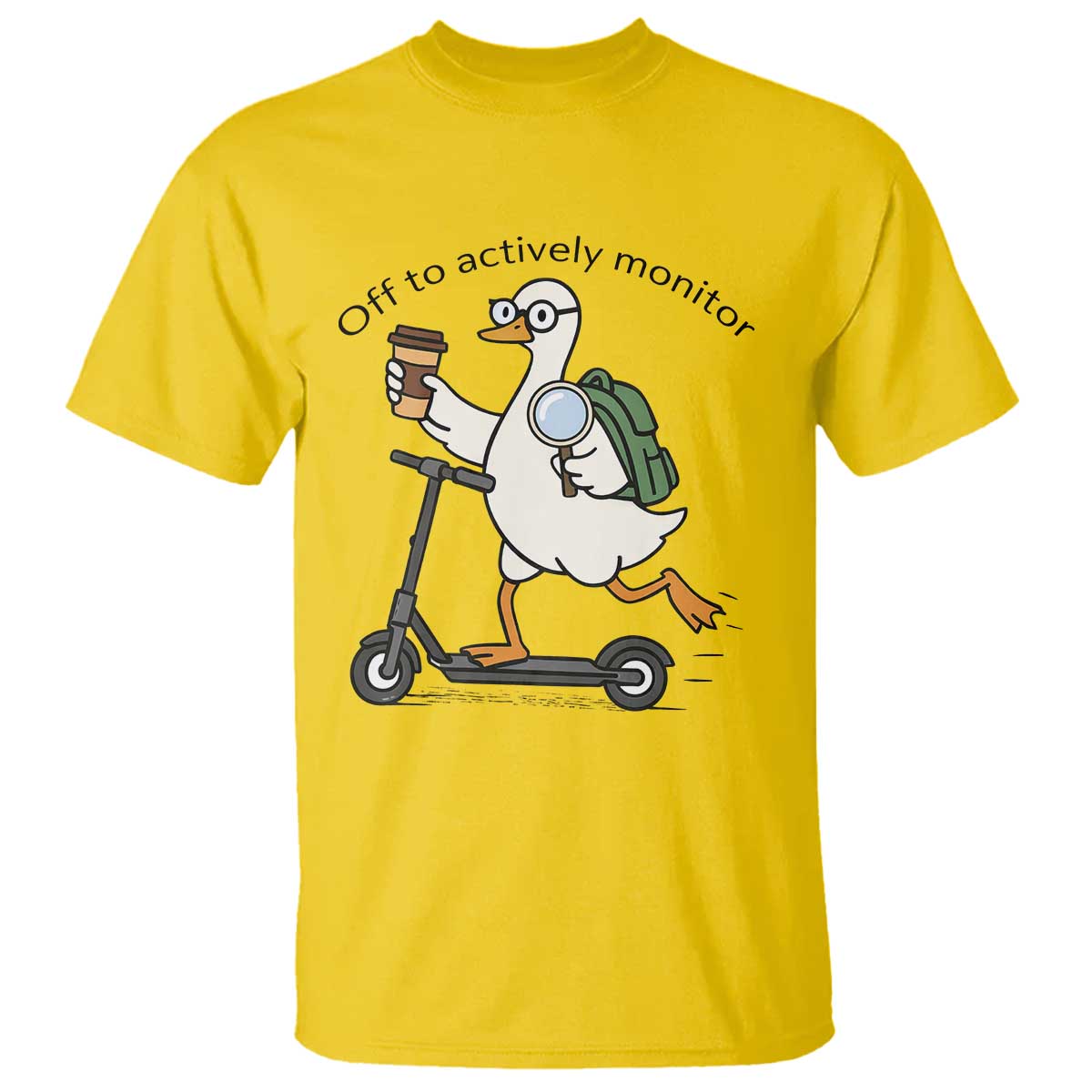 Funny Silly Goose Proctor T Shirt Off to Actively Monitor Teacher Testing Day