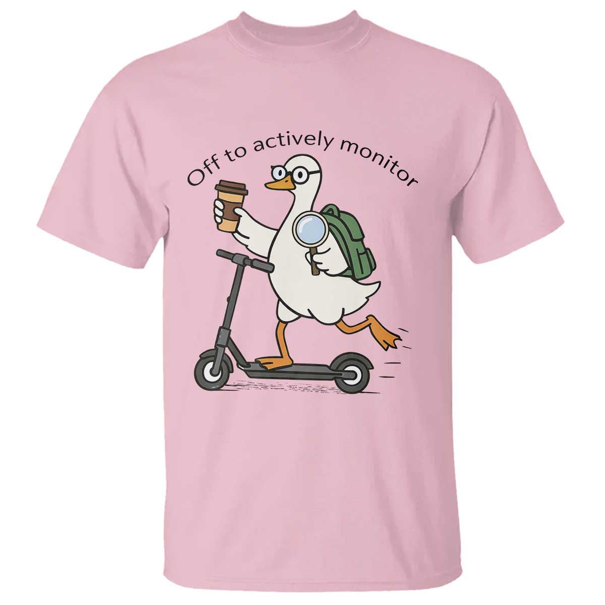 Funny Silly Goose Proctor T Shirt Off to Actively Monitor Teacher Testing Day
