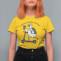 Funny Silly Goose Proctor T Shirt For Women Off to Actively Monitor Teacher Testing Day