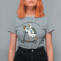 Funny Silly Goose Proctor T Shirt For Women Off to Actively Monitor Teacher Testing Day