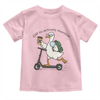Funny Silly Goose Proctor Toddler T Shirt Off to Actively Monitor Teacher Testing Day